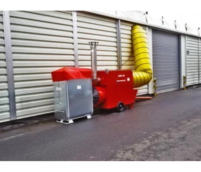 Tun de aer cald 185 kW. JUMBO 185 M