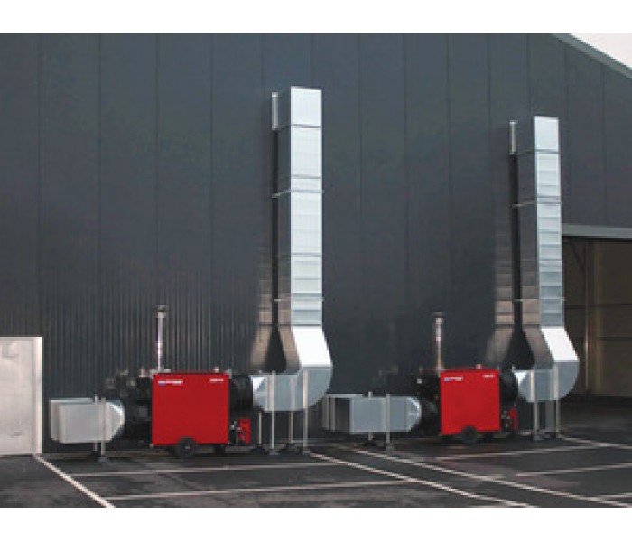 Tun de aer cald 185 kW. JUMBO 185 M