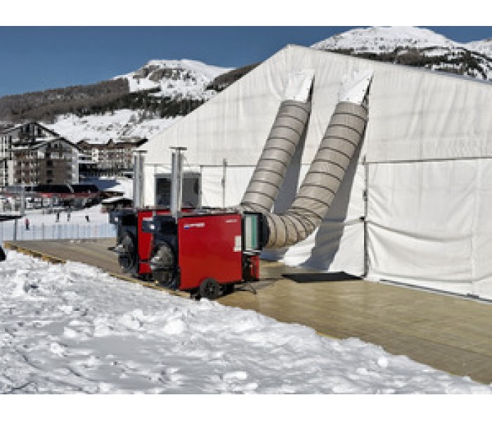 Tun de aer cald 185 kW. JUMBO 185 M