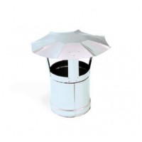  TERMINAL COȘ DE EVACUARE DIN INOX, D 150 mm
